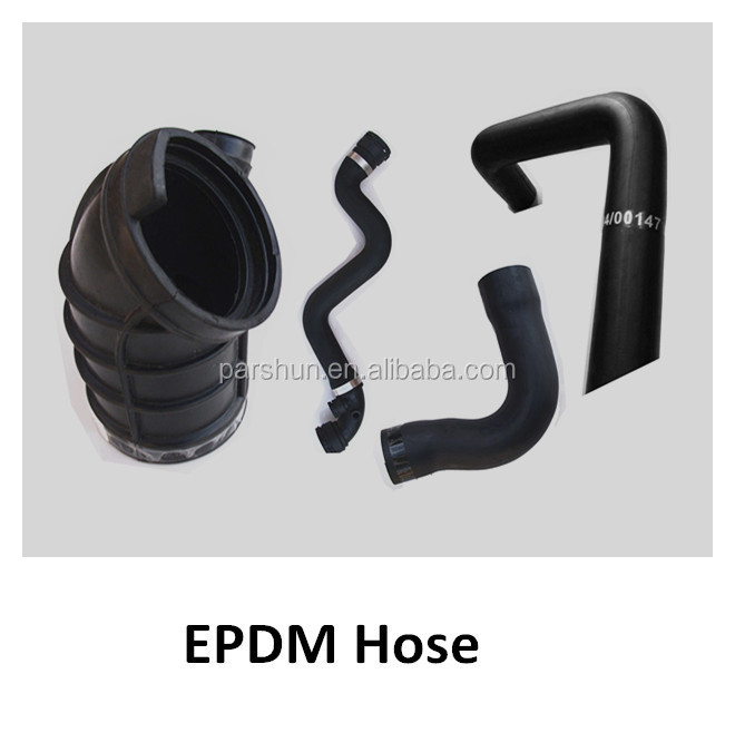 Black Automotive Bending Radiator AEM/ACM/EPDM Rubber Heat Resistant Hose
