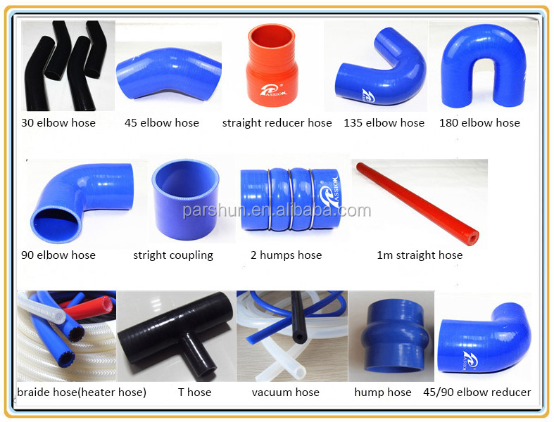 Paishun - Cut into requested 1m Short Length Thin Wall Silicone Rubber Tubing Heater/ Vacuum/ Braided Hose 9