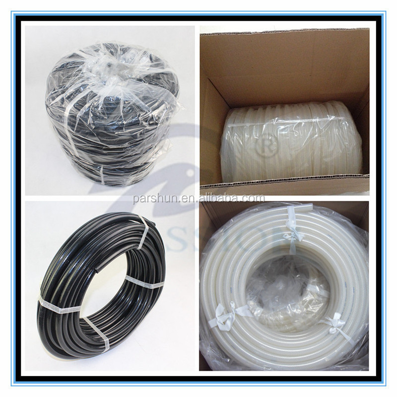 Paishun - Cut into requested 1m Short Length Thin Wall Silicone Rubber Tubing Heater/ Vacuum/ Braided Hose 8