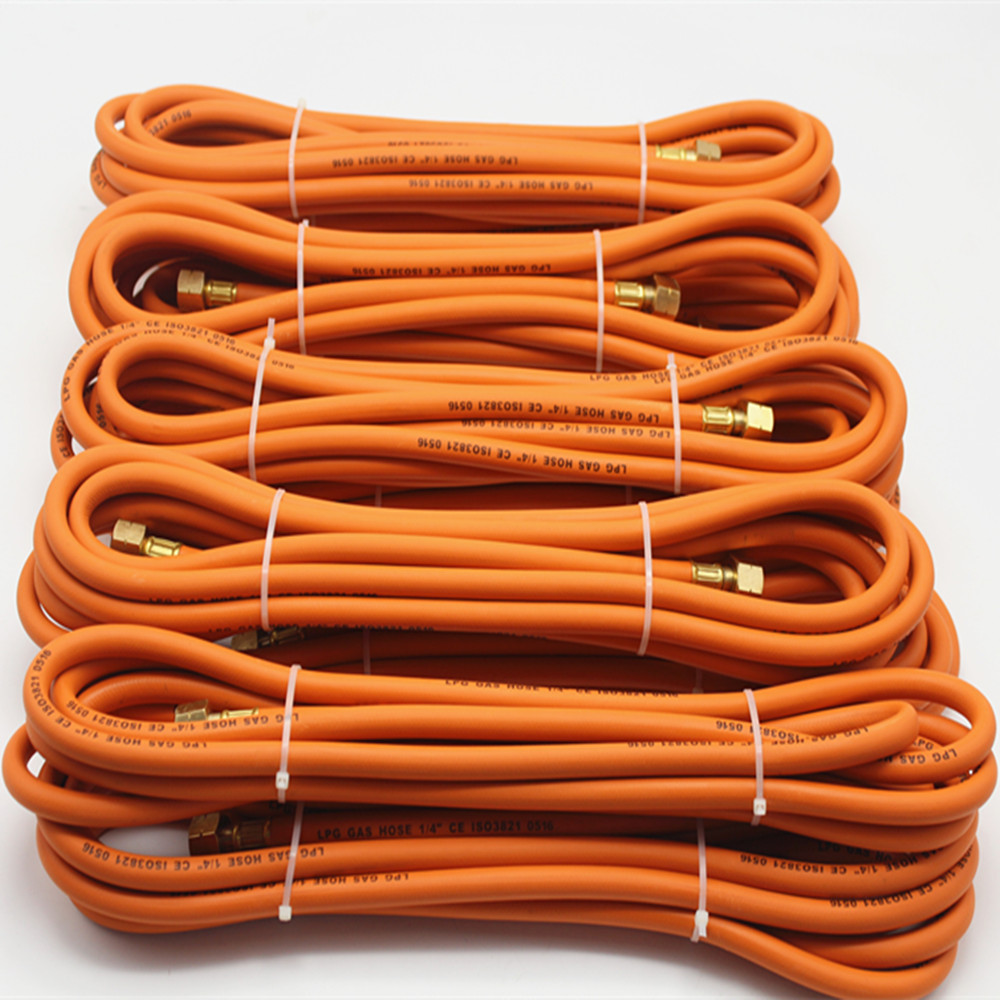 Paishun - 3/8 Inch High Pressure Fiber Braided LPG Pipe Natural Gas BBQ Hose More Others 12