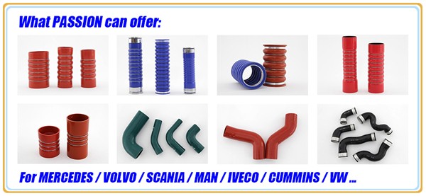 OEM Heat Resistant Exhaust Tube Heat Pipes and Intercooler Silicone Hose
