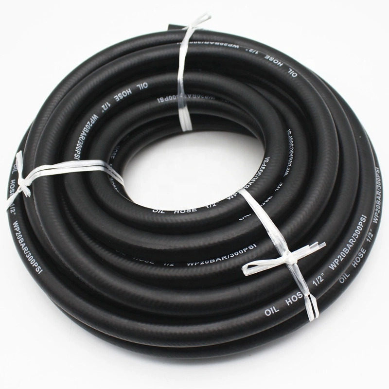Paishun - Flexible Smooth 300psi 20bar Gasoline Resistant NBR Oil Fuel Hose Gasoline Fuel Oil Hose 1