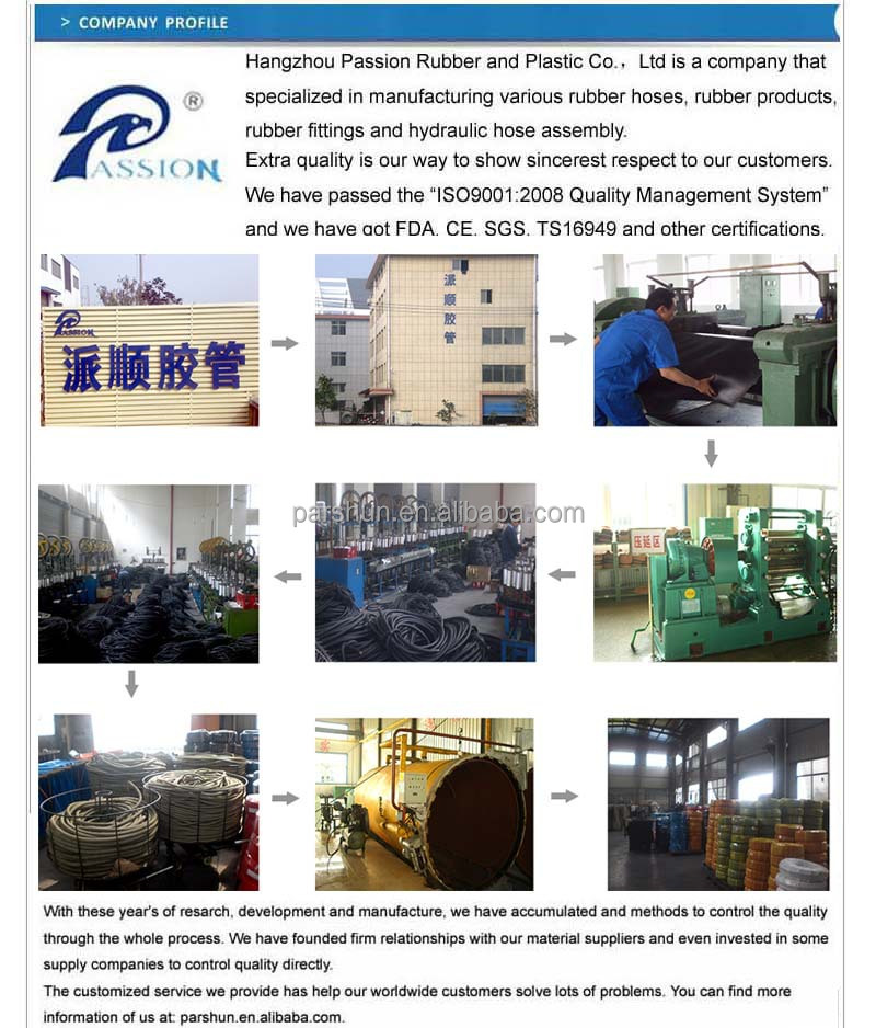 Paishun - 5/16 Black Inert Gas Hose W.P 300 Psi W Flame Resistant More Others 12