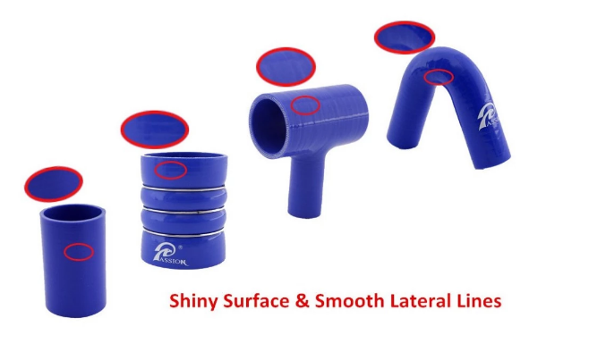 Paishun - 135 Degree Elbow Pipe Blue/Black Flexible Intercooler Silicone Hose 135 Degree Elbow Hose 13