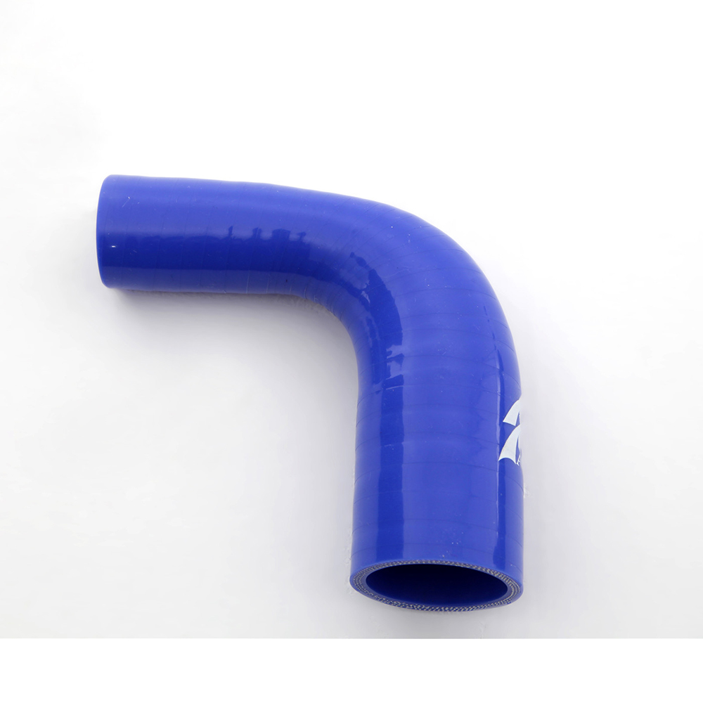 Paishun - 135 Degree Elbow Pipe Blue/Black Flexible Intercooler Silicone Hose 135 Degree Elbow Hose 9