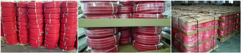 Paishun - 20 BAR 300 PSI Rubber Air Hose / Jackhammer Hose Air Fluid Hose Assembly 8