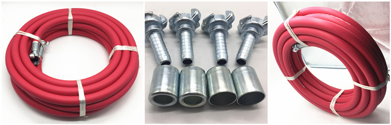 Jack Hammer 3/4 19mm Rubber Jackhammer Air Hose for Rental Market in USA