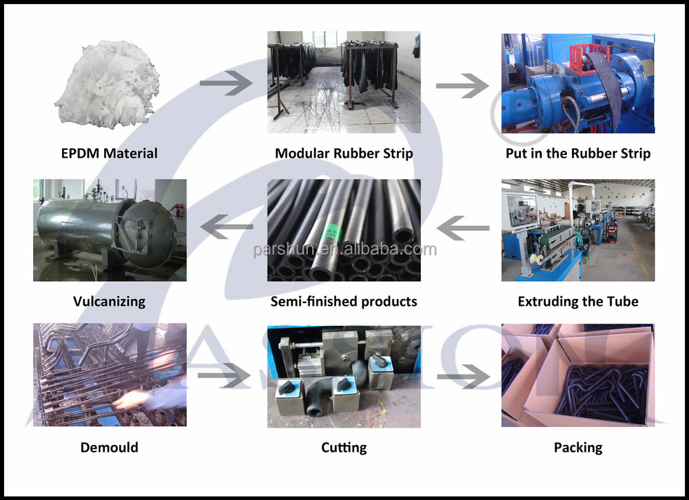 Paishun - Engine Hose OEM 1888097 EPDM Rubber Cooling Water Hose Silicone/ Rubber OEM Hose 13