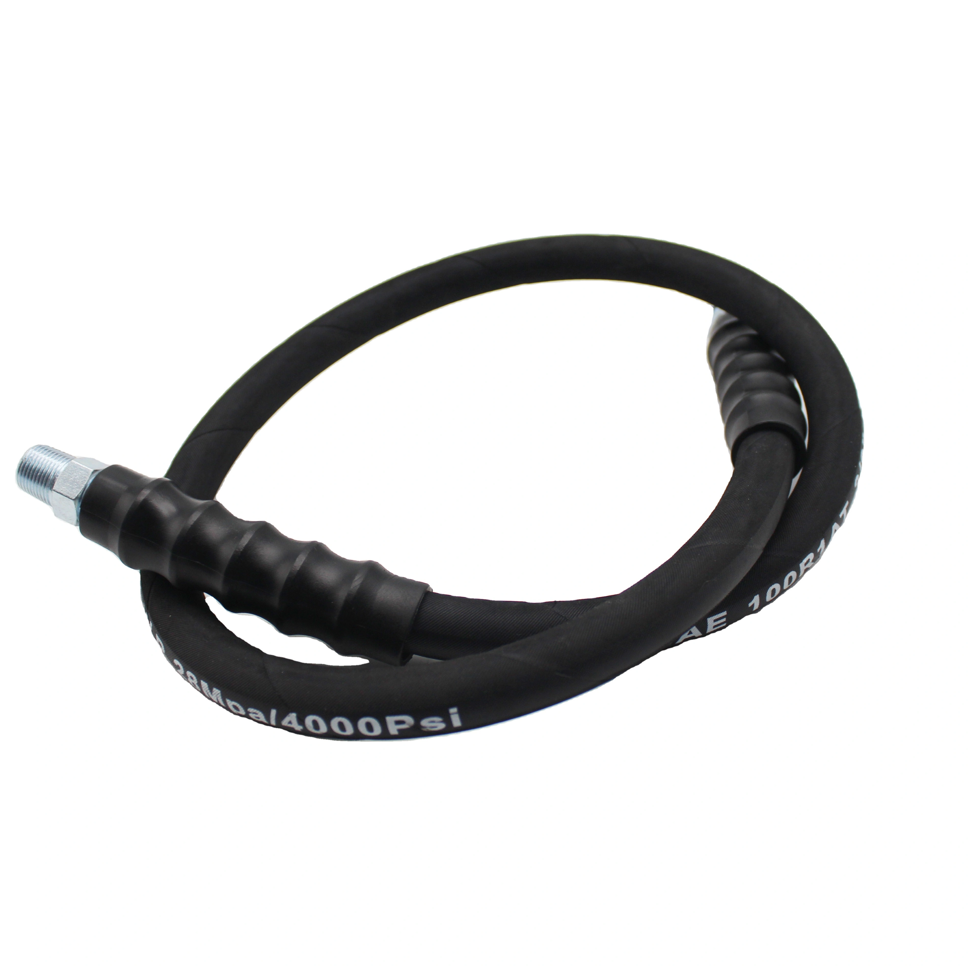 Manguera para hidrolavadora de alta presión de 3/8" y 4000 psi con extremos giratorios NPT macho x NPT macho. 1