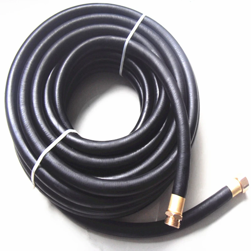 Paishun - 3/4 Inch Rubber Garden Water Hose with Male and Female Connectors Air Fluid Hose Assembly 1