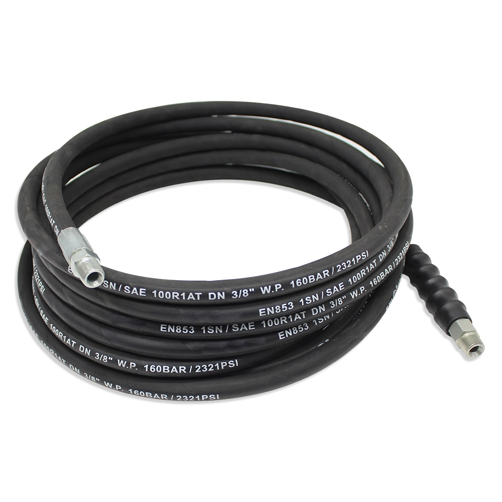 Paishun - Ce and ISO Certified 3/8 Jet Washer Hose Jet Washer Pressure Hose with Quick Connect Pressure Washer Hose 1
