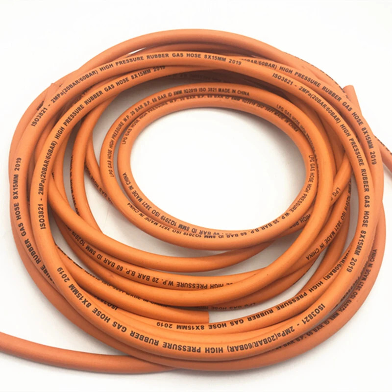 Paishun - CE Approved High Quality Orange 8MM LPG Gas Rubber Hose More Others 1