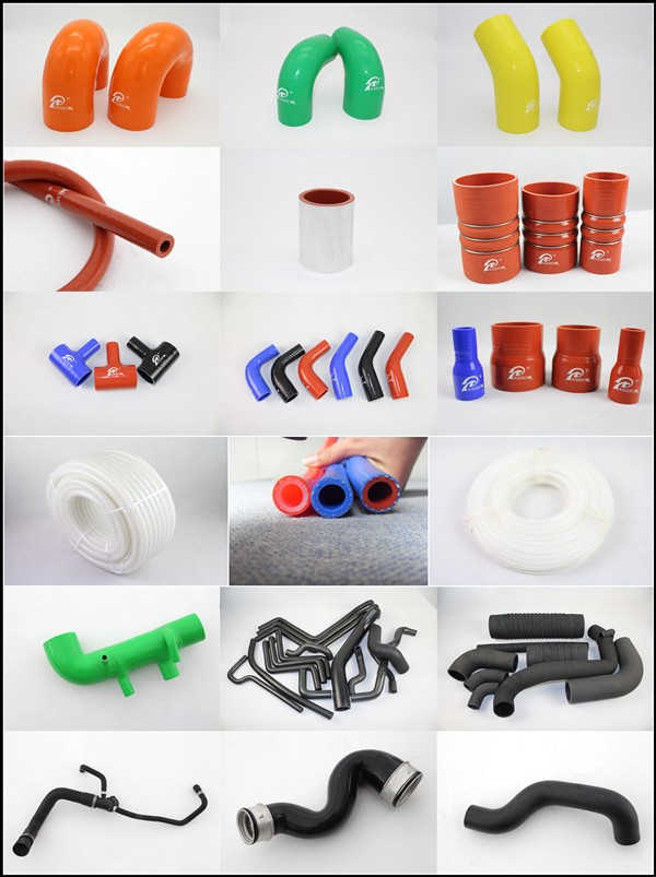 Silicone Hump Hose With Stainless Steel Ring Radiator Silicone Rubber Hose For Truck Bus