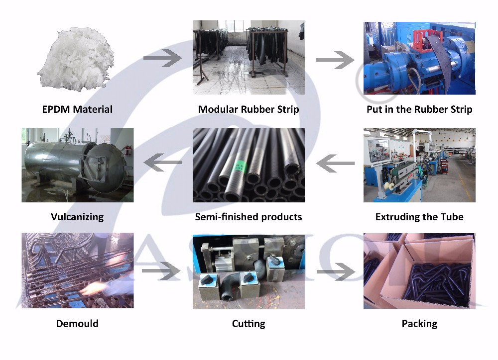 Best Engine EPDM Rubber Coolant Pipe The Lower Radiator Custom Hose