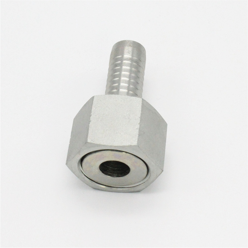 Paishun - NPT Crimped 3/8 Male Crimping Hydraulic Hose Pipe Fitting in Stainless Steel Ferrule/ Fitting/ Coupler 6