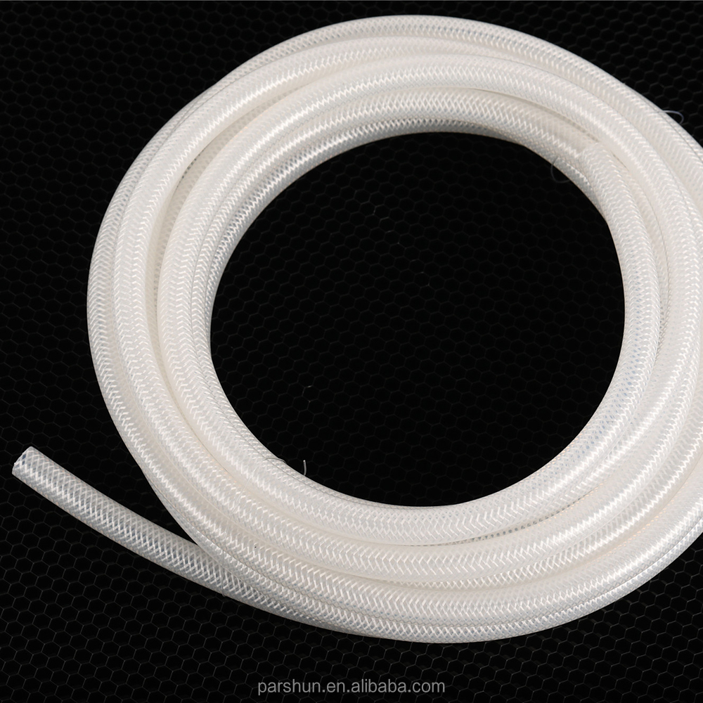 Paishun - Factory Transparent Soft Extruding Hose Braided Silicone Rubber Tubing Silicone Heater Hose / Braided Silicone Hose 9