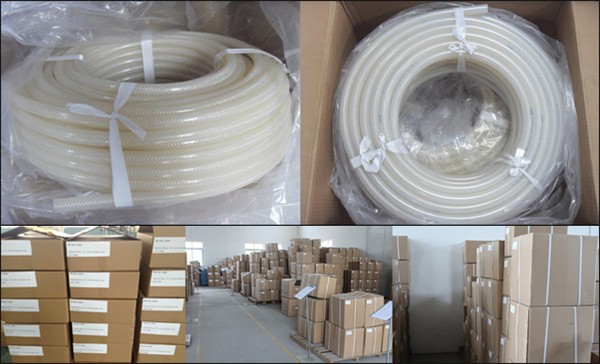 High Quality Transparent Flexible Food Grade Beer Braided Silicone Tube Hose