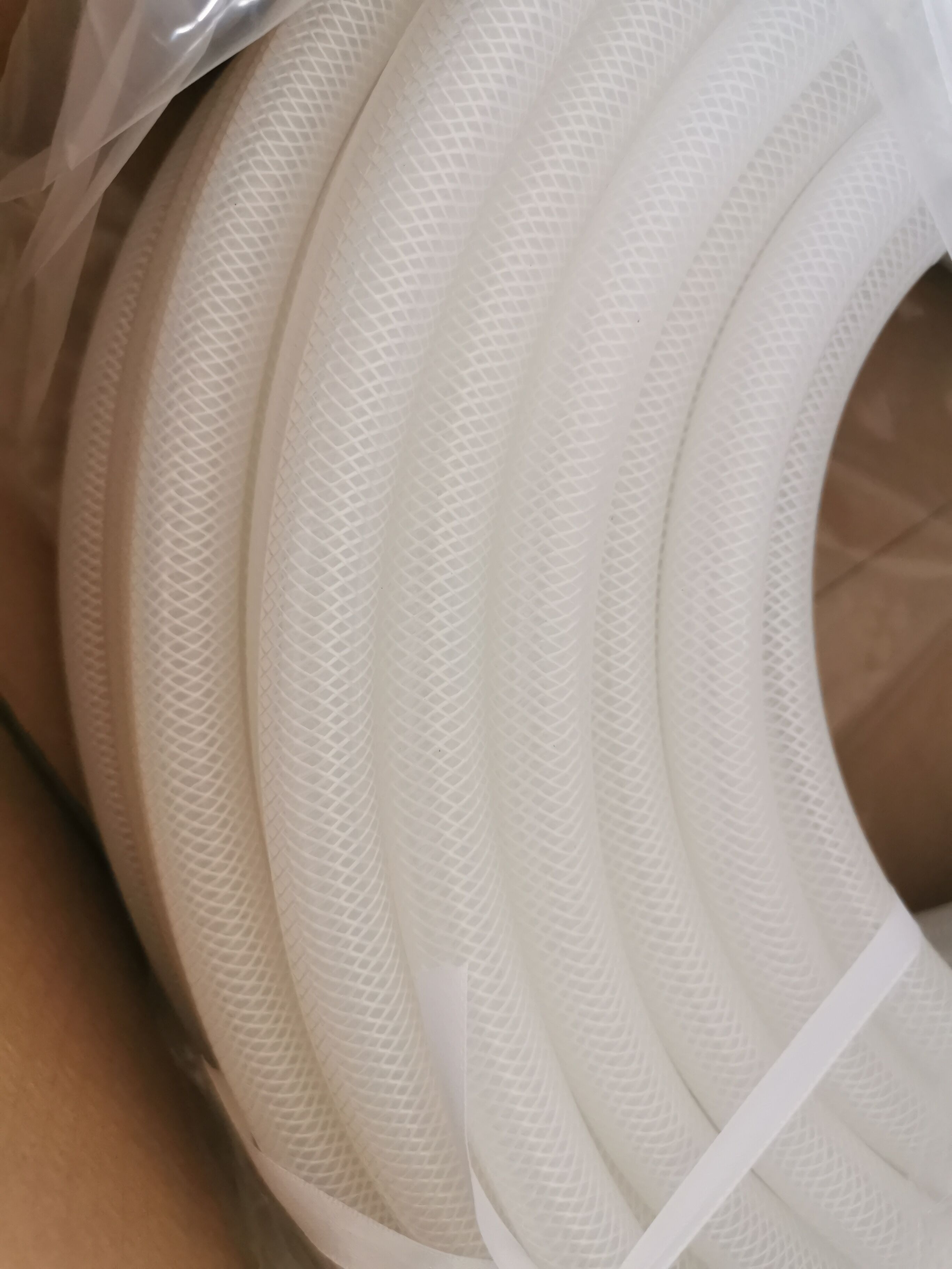 High Quality Transparent Flexible Food Grade Beer Braided Silicone Tube Hose