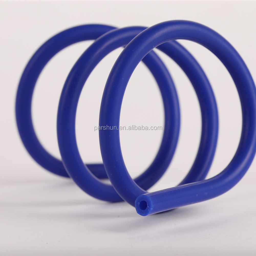 Paishun - Black/Blue ID 6mm OD 10mm Silicone Vacuum Hose Silicone Heater Hose / Braided Silicone Hose 9