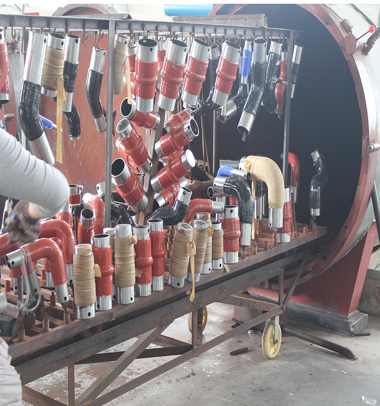 Paishun - High Temperature 4 Ply Reinforcement Customized Size Exhaust Hose T-Piece Silicone Rubber hose 11