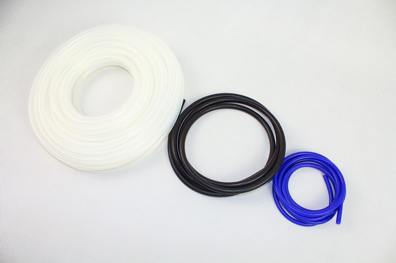 Paishun - 10 Feet Length Universal 10mm (3/8 Inch) Inner Diameter High Performance Silicone Vacuum Hose Line (10MM BLACK) Silicone Rubber hose 7