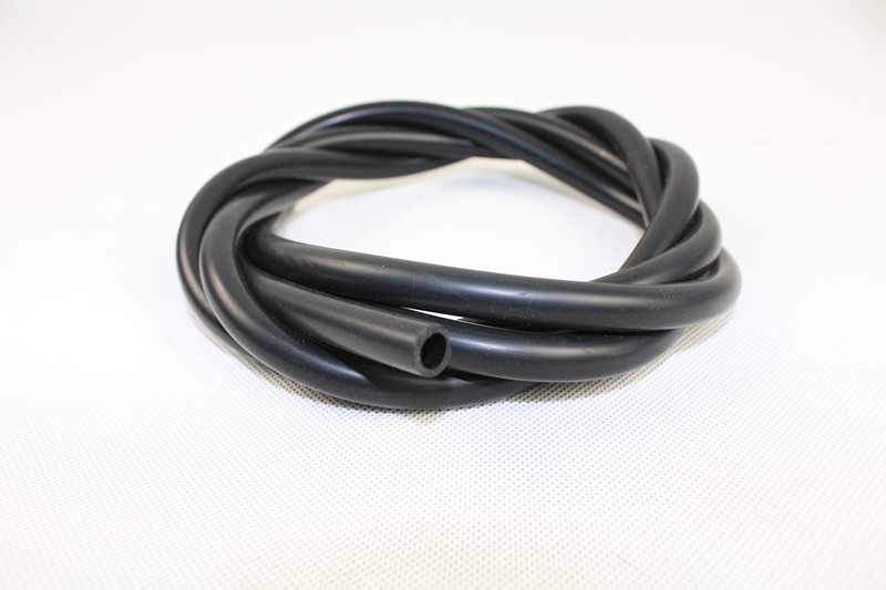Paishun - 10 Feet Length Universal 10mm (3/8 Inch) Inner Diameter High Performance Silicone Vacuum Hose Line (10MM BLACK) Silicone Rubber hose 12