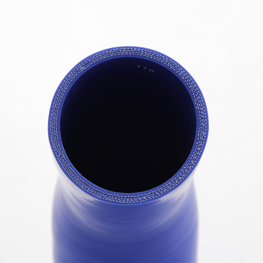  ข้อต่อซิลิโคนสีฟ้าทรงข้อศอกขนาด 4 นิ้ว เป็น 3 นิ้ว เสริมความแข็งแรง 3 ชั้น คุณภาพสูง สำหรับท่อดูดอากาศเทอร์โบ มุม 45 องศา