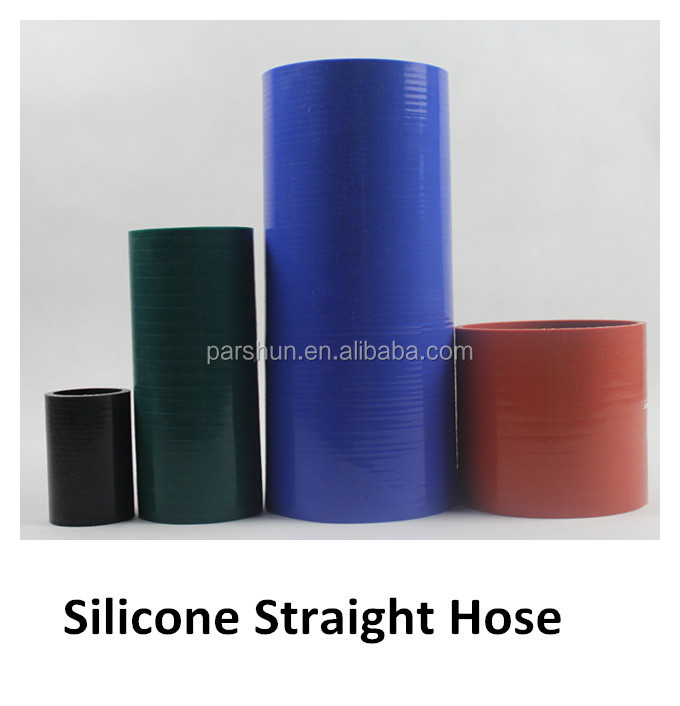 High Performance 4 Inch 5-8mm Thick Silicone Marine Exhaust Hose Straight Silicone Pipe