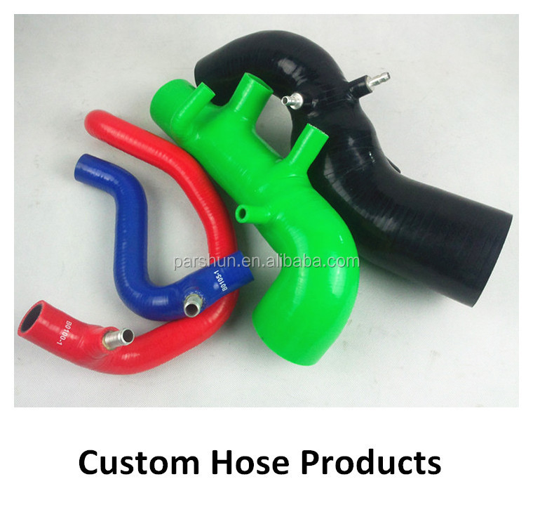 High Performance 4 Inch 5-8mm Thick Silicone Marine Exhaust Hose Straight Silicone Pipe