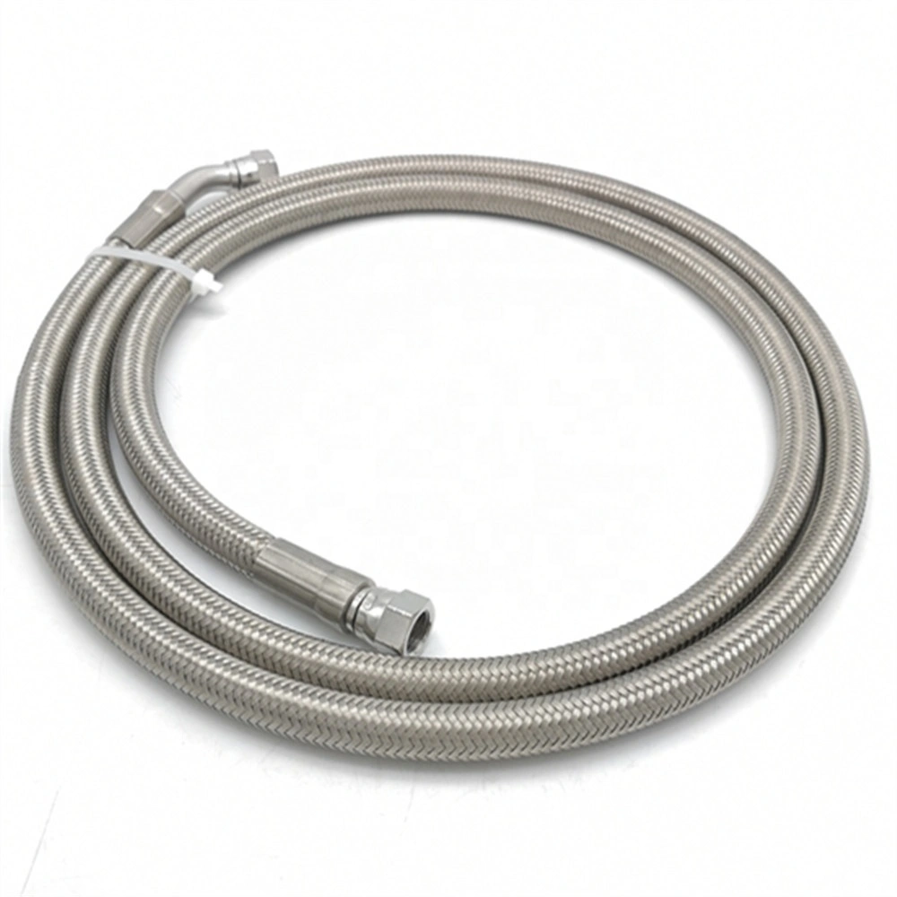 Paishun - High Temperature Flexible Stainless Steel Braided PTFE Hose With Fitting PTFE Hose Assembly 1