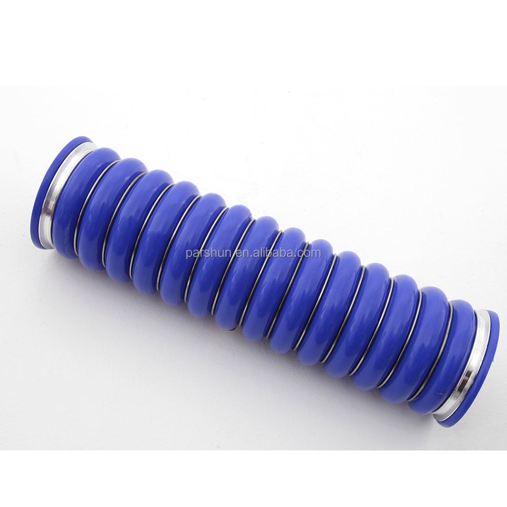 Paishun - OEM 1676744/8149800 Heavy Duty Radiator Silicone Hose with 304 SS Flange Radiator Rubber Hose 13