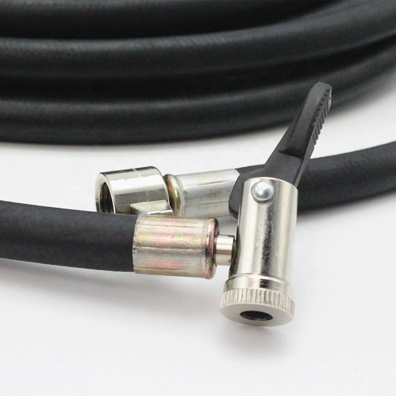 Paishun - EPDM 300 psi 8mm Car Tyre Inflator Replacement Hose with M16 X1.5 Valve Air Fluid Hose Assembly 1