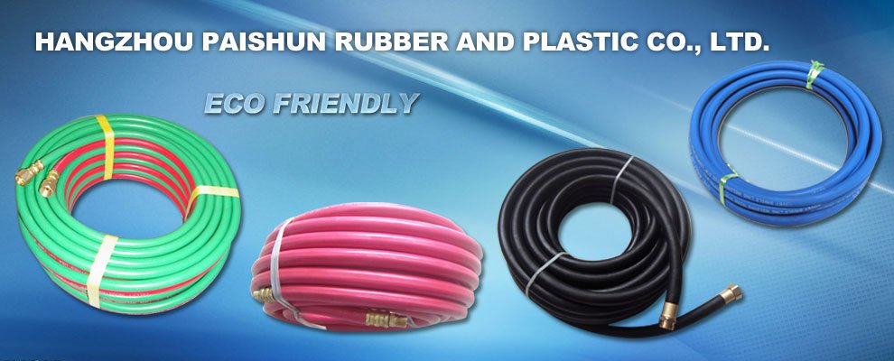 Paishun - 50m or 100m Per Roll Colored Rubber Flexible Water Hose 10 Bar Air Fluid Hose Assembly 7