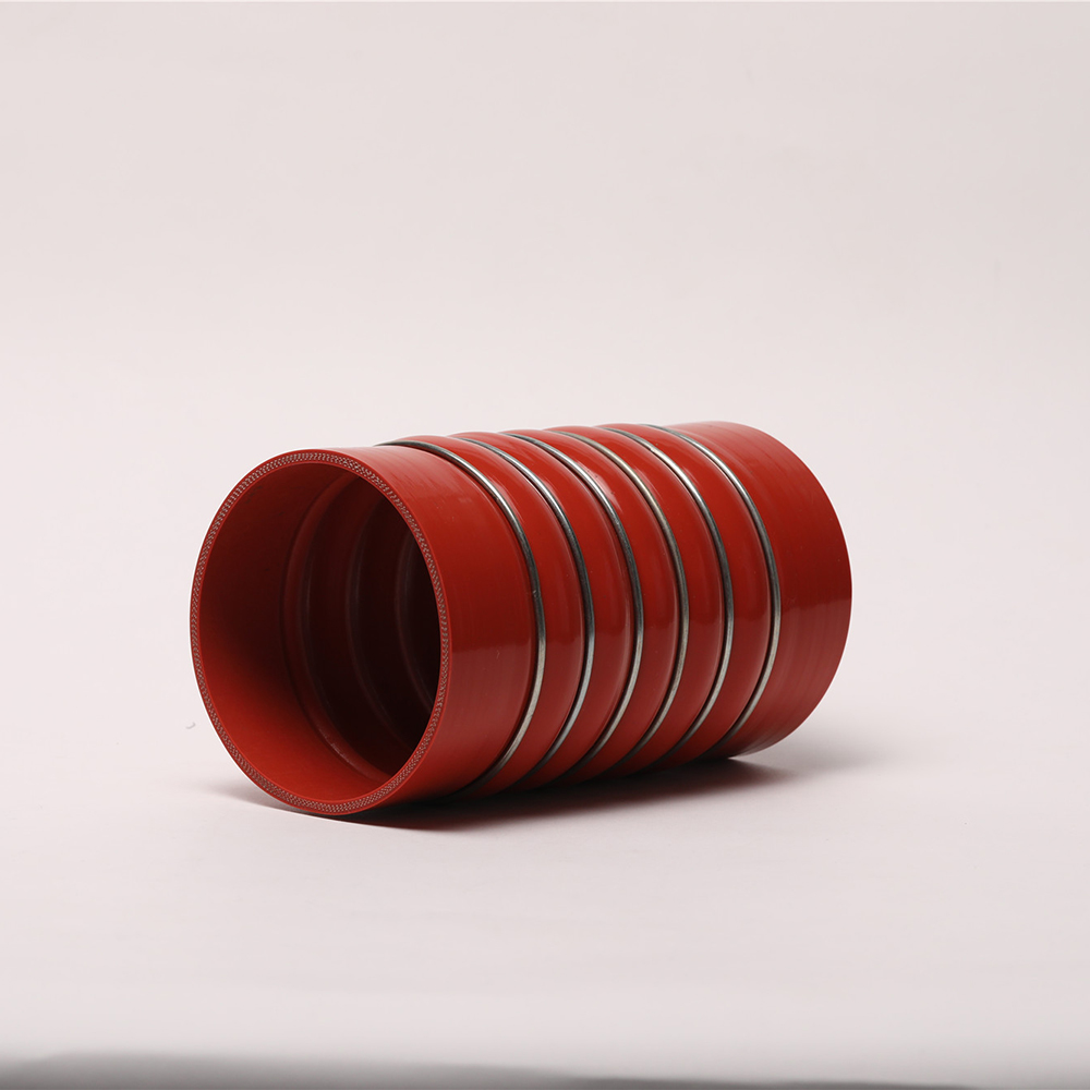 OEM Silicone Truck Hose 14 Humps And 15 Metal Rings Charging Air Hose For European Truck