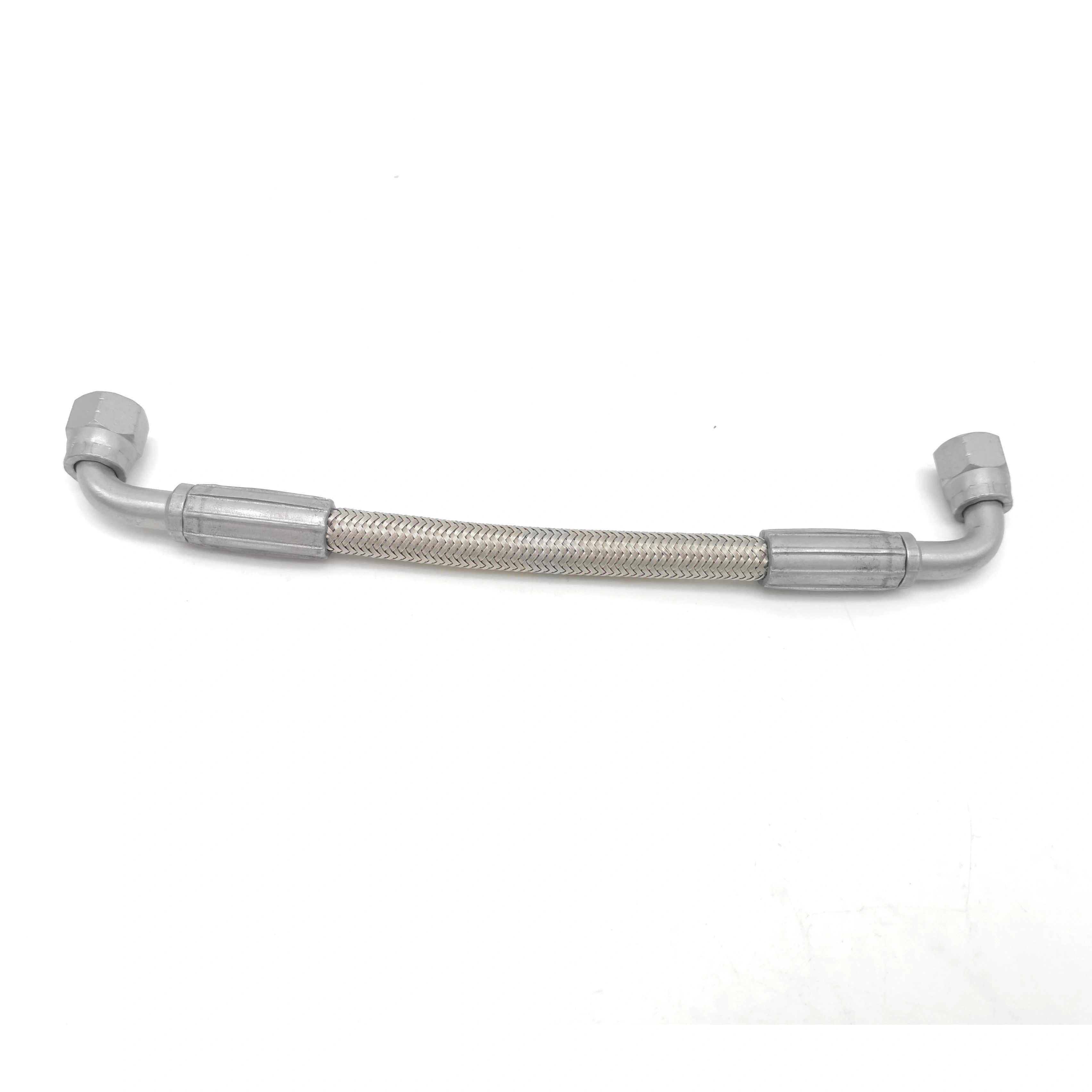 Paishun - 1/4 Flexible Stainless Steel Braided PTFE Hose in China PTFE Hose Assembly 1