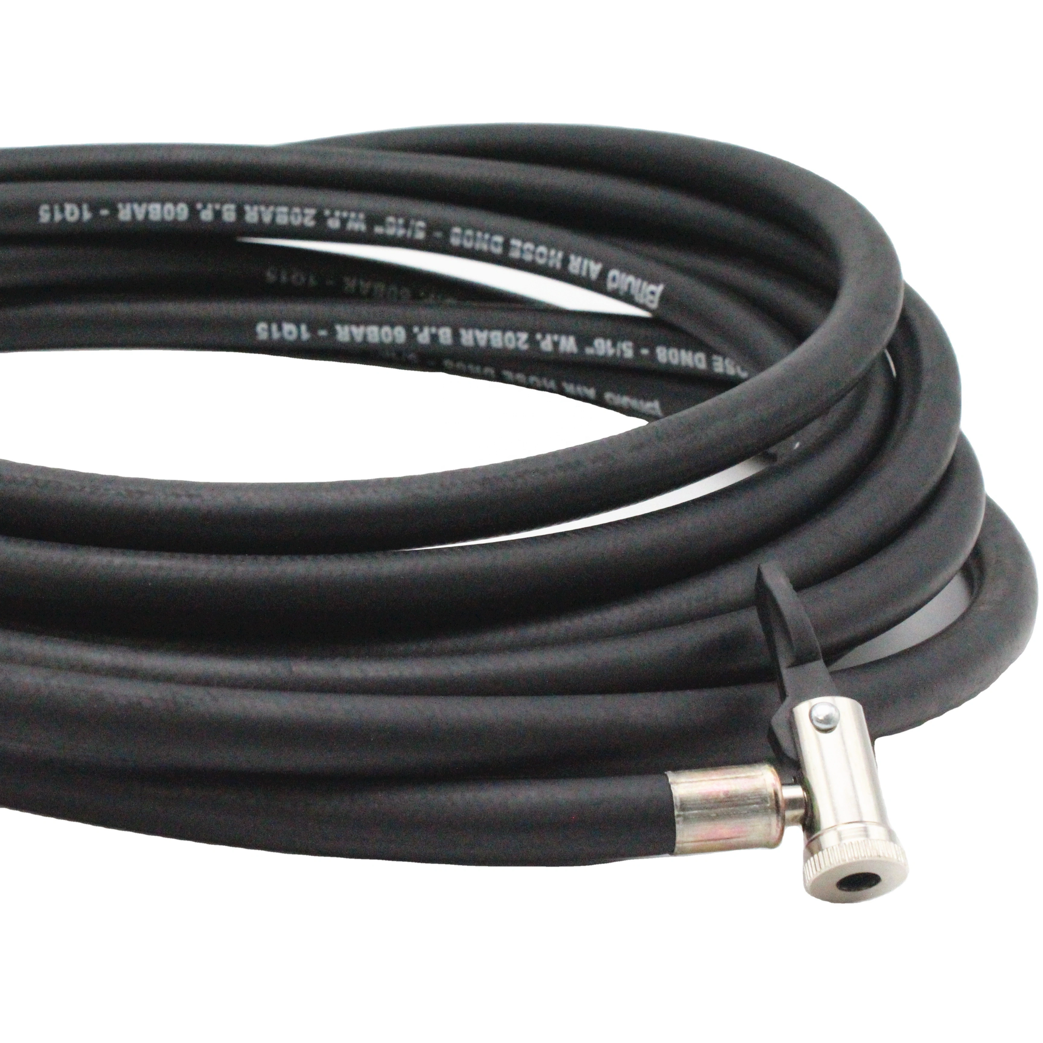 Paishun - 8mmx15mm 5/16 Tire Inflator Air Hose Assembly 300PSI Air Fluid Hose Assembly 1