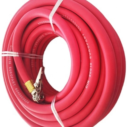 Paishun - 5/16 ID Rubber Material Flexible Tyre Inflator Replacement Hose Set for Tires Air Fluid Hose Assembly 1