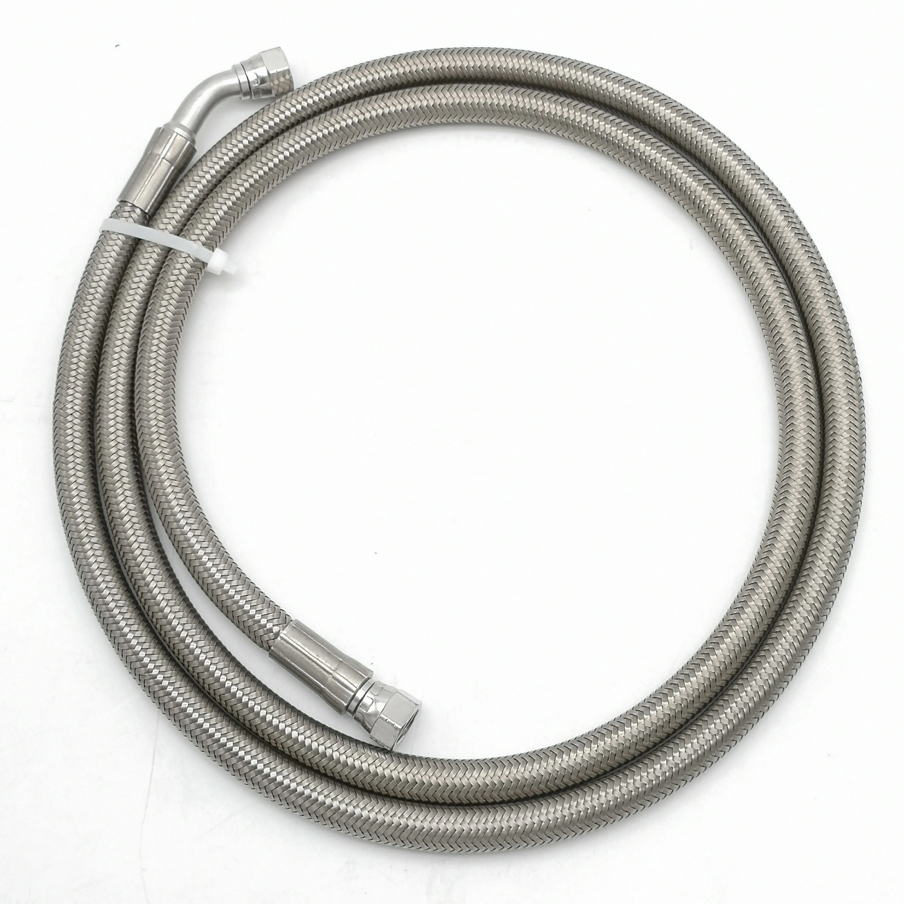 Paishun - 10AN Stainless Steel Wire Braided PTFE Hose PTFE Hose Assembly 1