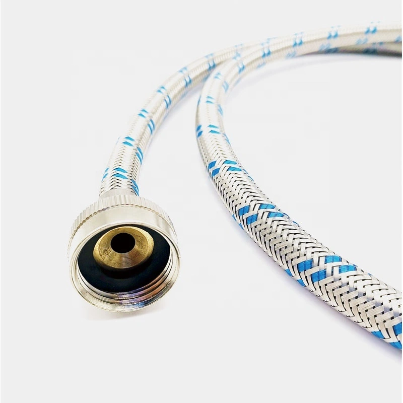 Paishun - Stainless Steel Wire Braided Washing Machine Hose Washer Air Fluid Hose Assembly 1
