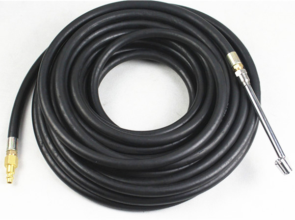Paishun - 5ft 10ft 20ft Hot and Cold Long Laundry Rubber Water Washing Machine Hose Rubber Air Water Hose 20