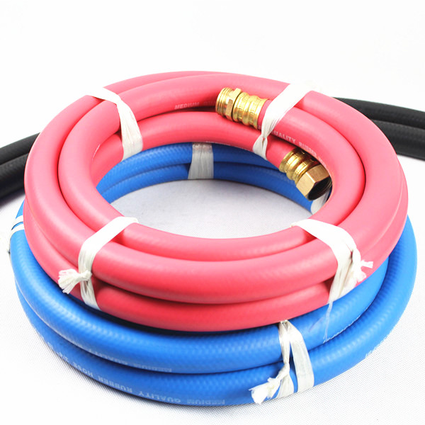 Paishun - 5ft 10ft 20ft Hot and Cold Long Laundry Rubber Water Washing Machine Hose Rubber Air Water Hose 15
