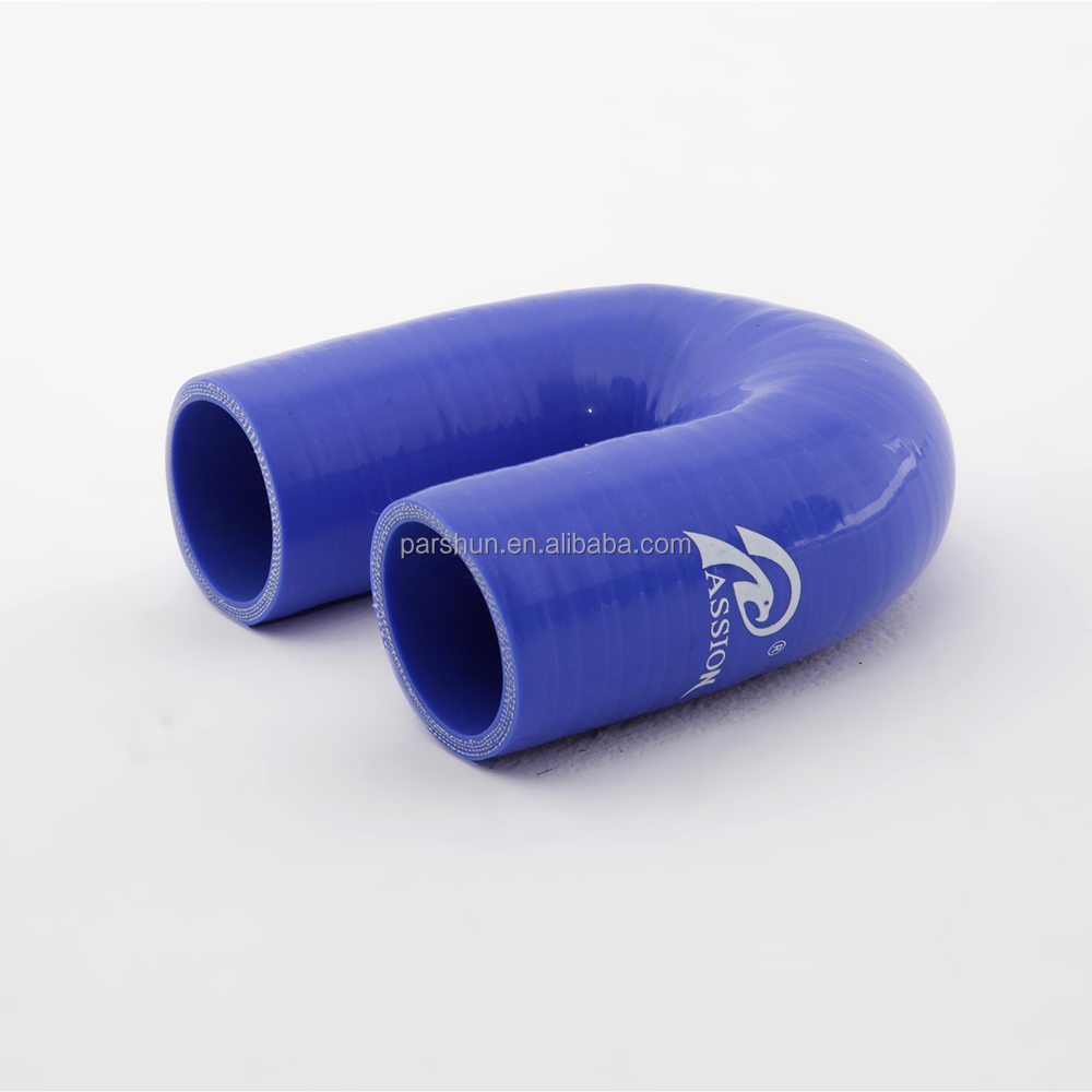 Paishun - 180 Degree Truck Engine/Radiator Hose Standard U Shape Silicone Tube 180 Degree Elbow Hose 11