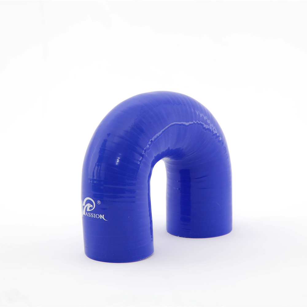 Turbo Coolant 180 Degree Bulk Flexible Rubber Silicone Air Intake Hose 1/2"