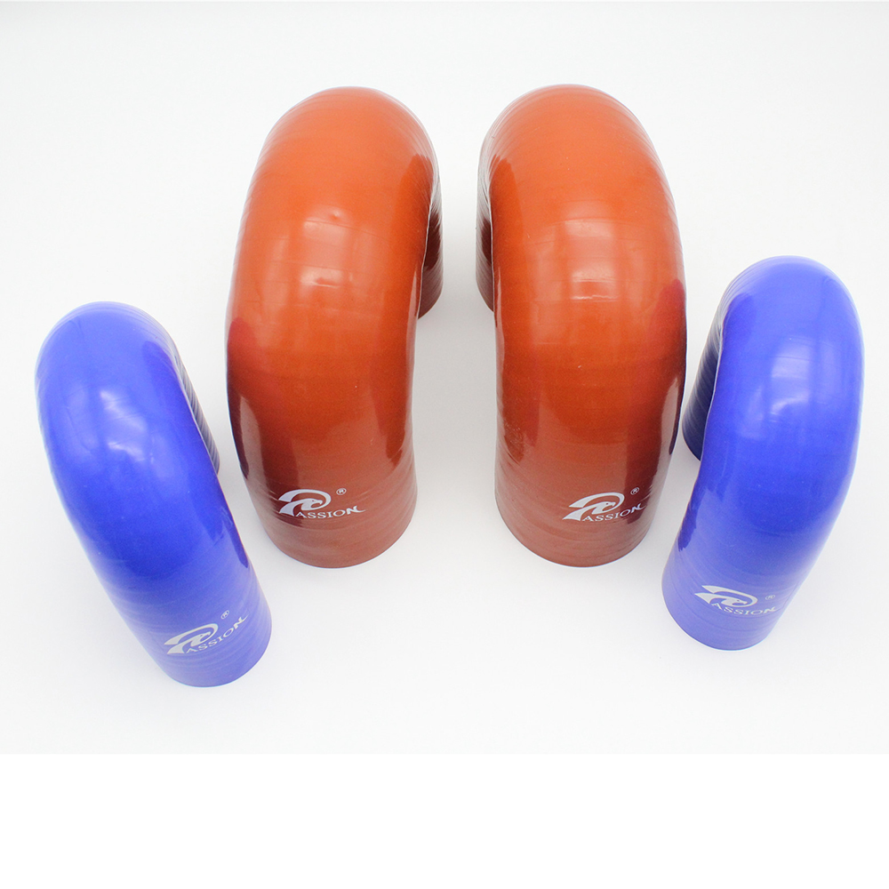 Turbo Coolant 180 Degree Bulk Flexible Rubber Silicone Air Intake Hose 1/2"