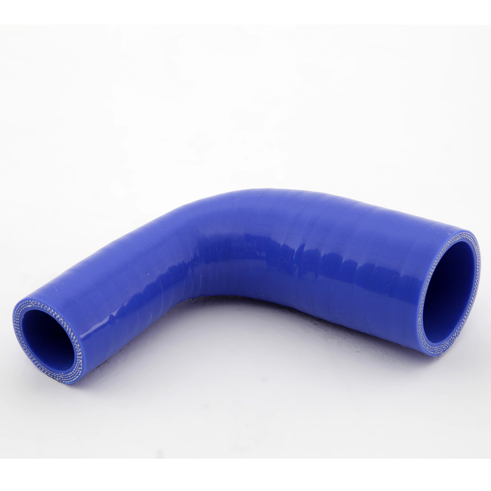 Paishun - 135 Degree Elbow Pipe Blue/Black Flexible Intercooler Silicone Hose 135 Degree Elbow Hose 10