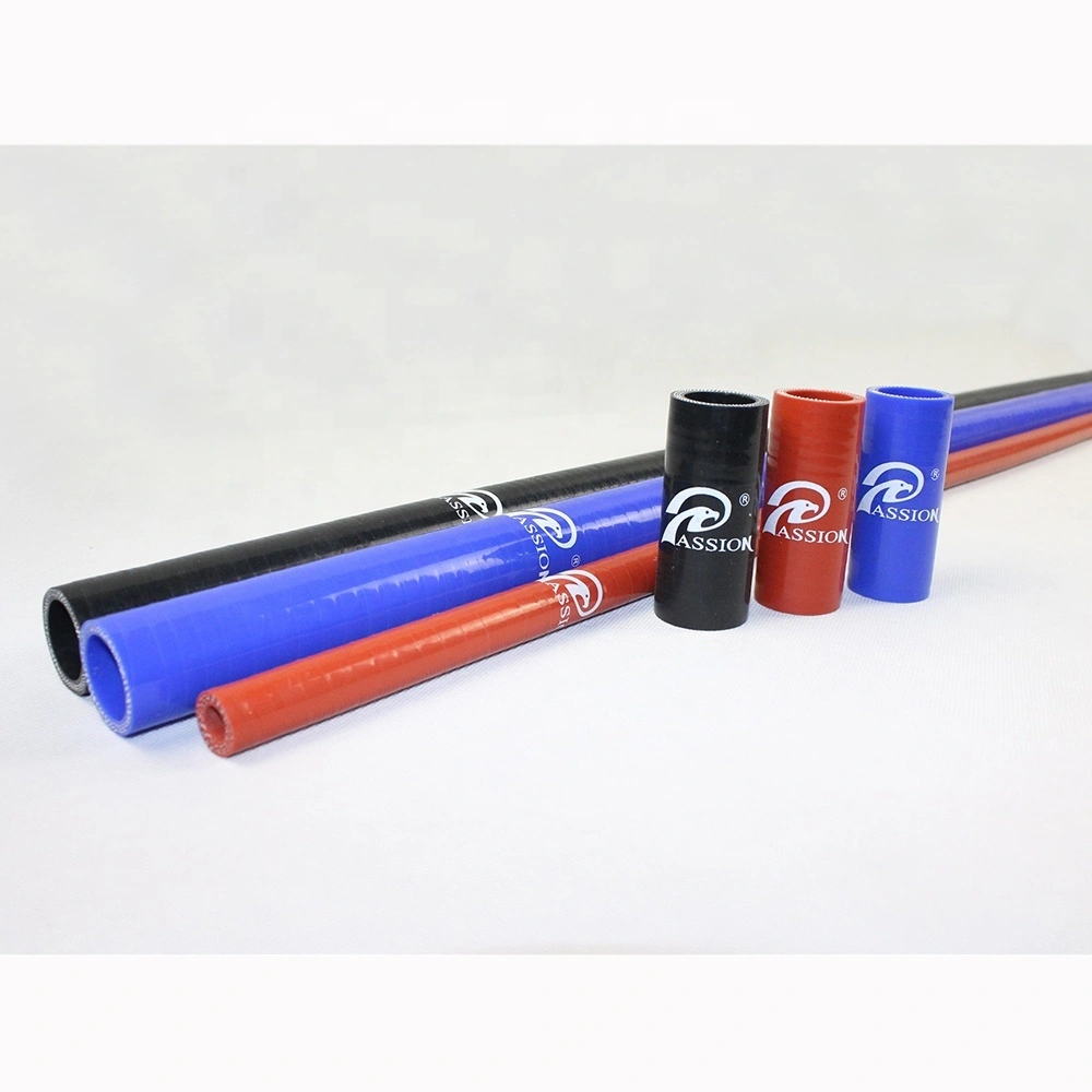 Paishun - Red/Blue Silicone Automotive Exhaust Rubber Hose Straight Rubber Tube Silicone Rubber hose 1