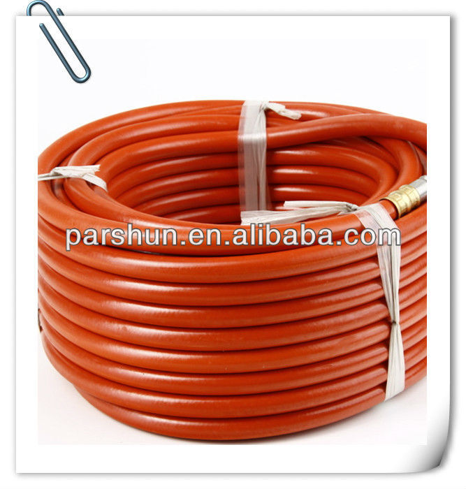 Paishun - 6mm 8mm Fiber Braid Reinforce Industrial Rubber Flexible Air Coil Inflatable Hose Rubber Air Water Hose 7