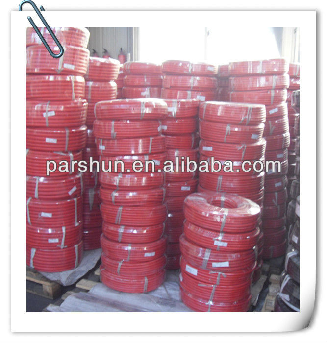 Paishun - 6mm 8mm Fiber Braid Reinforce Industrial Rubber Flexible Air Coil Inflatable Hose Rubber Air Water Hose 10