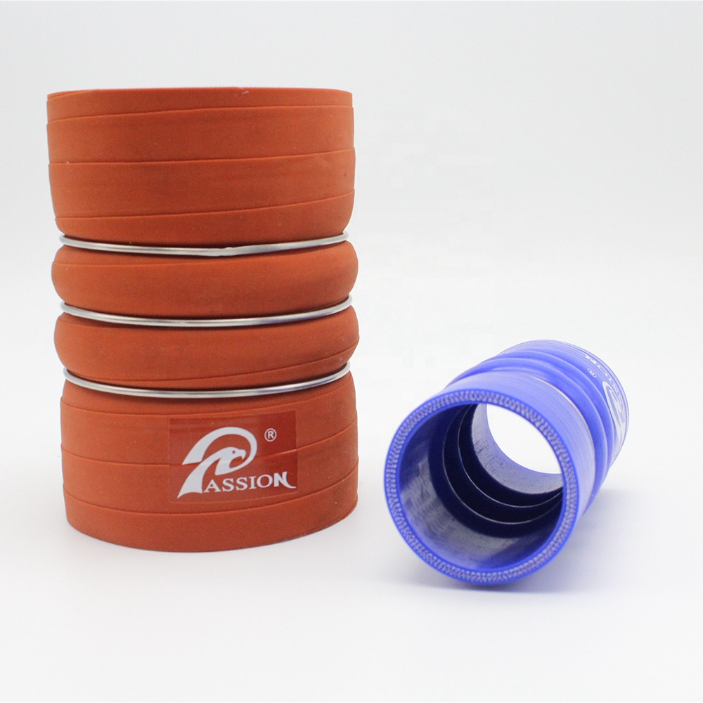Paishun - High Flow Turbocharger 3 Inch Flexible 4X6/4X8 Hump Silicone Hose Silicone/ Rubber OEM Hose 9