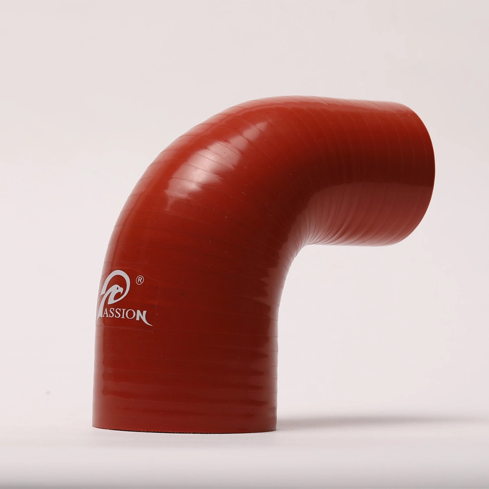 Paishun - Black/Blue/Red Color 4 Ply 90 Degree Elbow Silicone Hose For Truck 90 Degree Elbow Hose 1